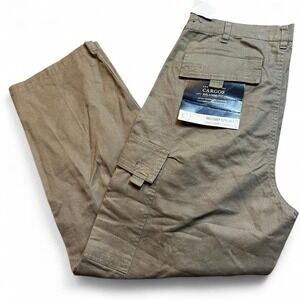 Vintage style faded glory cargo military style relaxed fit pants 36x32 brand new